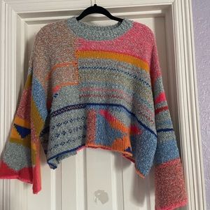 Multi color sweatshirt